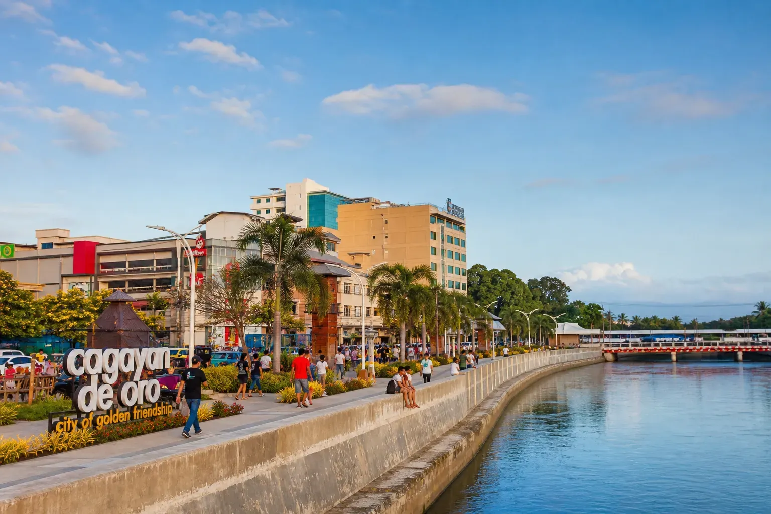 A Cagayan de Oro dating guide scene for meeting Filipinas near malls and riverside areas