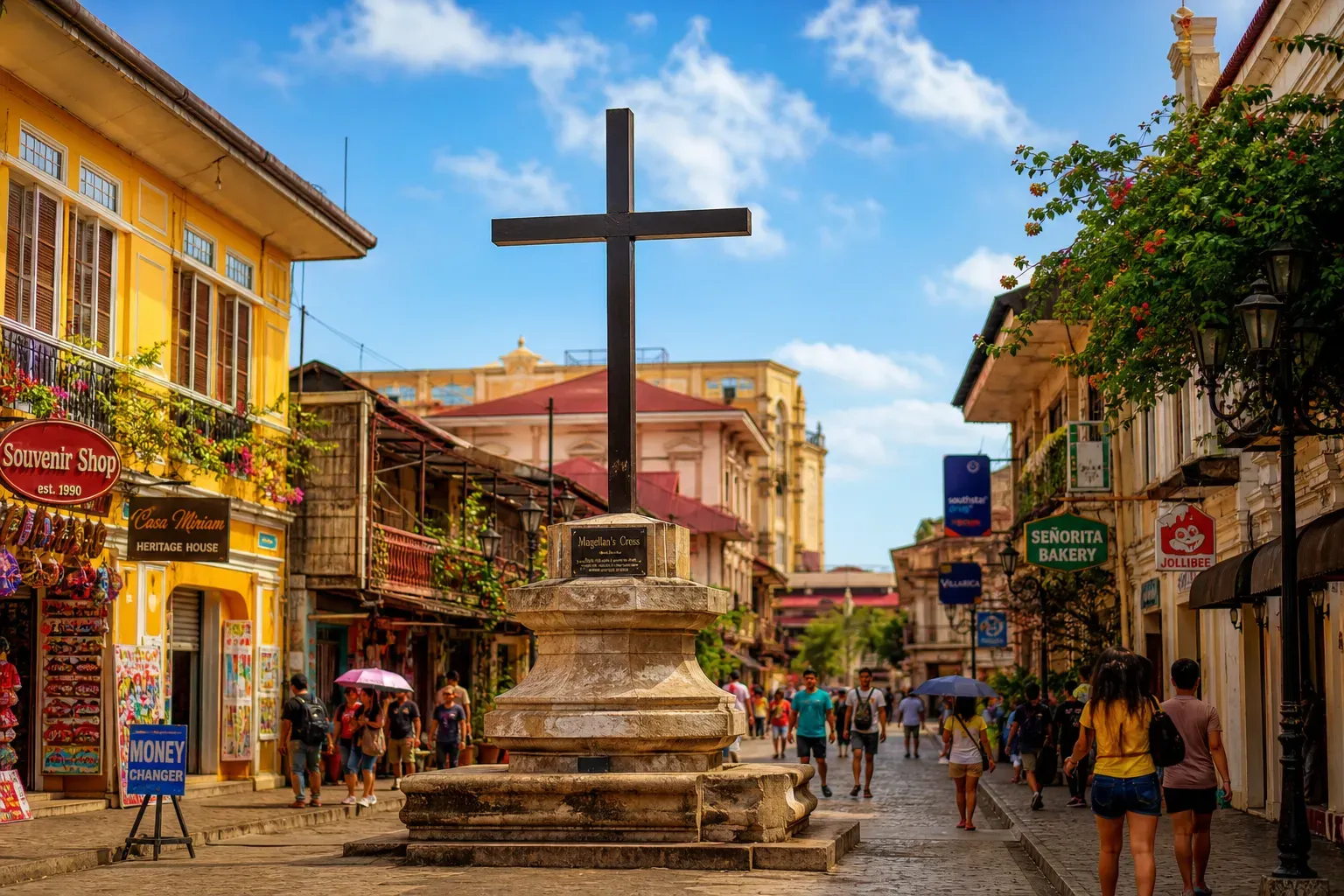 Editorial city scene representing Cebu City, Philippines