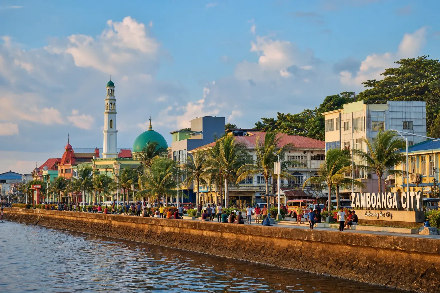 A Zamboanga City dating guide scene near Fort Pilar, Paseo del Mar, and Chavacano culture