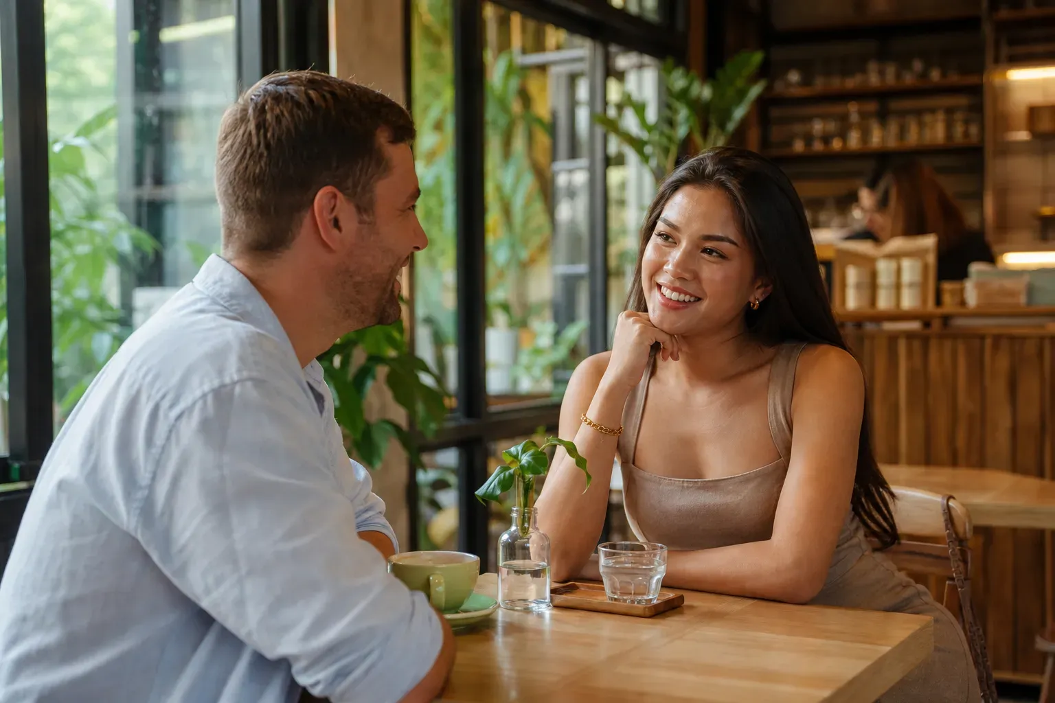 A respectful cafe date in the Philippines