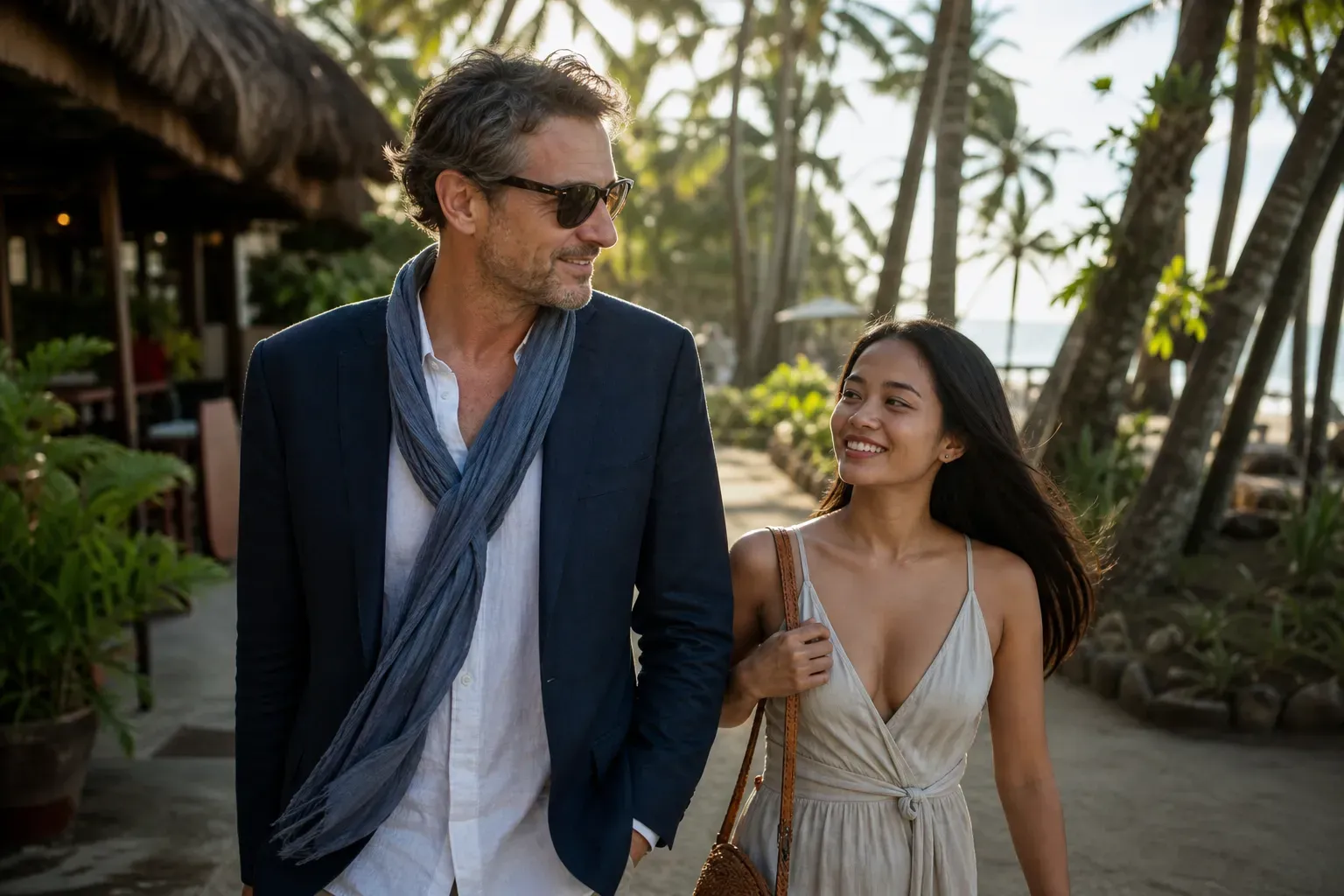 Filipina vs French dating culture comparison visual