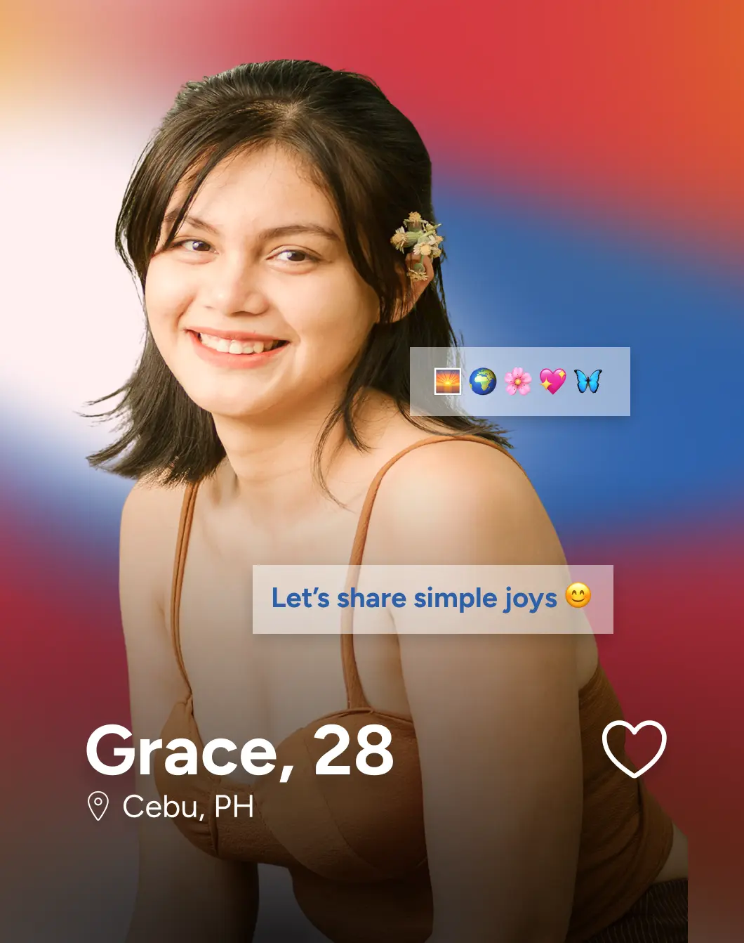 Grace, 28 from Cebu, Philippines
